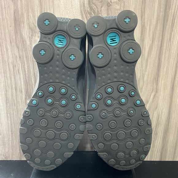 Nike Shox NZ Turquoise & Charcoal Grey Running Shoes Women's Size 8.5 314561-040 - Picture 13 of 13